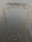 Triple 3.0mm Wide Cable Link 22in Long Italian Made Sterling Silver Necklace