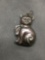 Signed Designer Detailed 30mm Tall 20mm Wide 10mm Deep Puffy Cat Sterling Silver Pendant