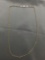 Singapore Link 2.0mm Wide 18in Long Italian Made Sterling Silver Chain