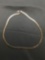 Beveled Herringbone Link 6.25mm Wide 20in Long Italian Made Sterling Silver Necklace