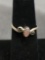 Sawtooth Bezel Set Oval Pink Mother of Pearl Center w/ Side Swirl Accents Sterling Silver Ring Band