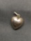 Puffy Heart Design 15mm Tall 15mm Wide 10mm Deep High Polished Sterling Silver Pendant