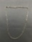 Elongated Cable Link 4.0mm Wide 18in Long Sterling Silver Chain
