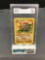 GMA Graded 1999 Pokemon Fossil #37 GRAVELER Trading Card - NM+ 7.5