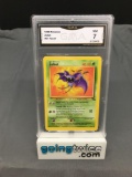 GMA Graded 1999 Pokemon Fossil #57 ZUBAT Trading Card - NM 7