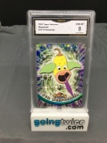 GMA Graded 2000 Pokemon Topps TV Animation #70 WEEPINBELL Trading Card - NM-MT 8