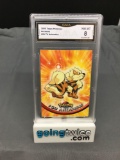 GMA Graded 2000 Pokemon Topps TV Animation #59 ARCANINE Trading Card - NM-MT 8