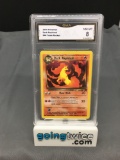 GMA Graded 2000 Pokemon Team Rocket #44 DARK RAPIDASH Trading Card - NM-MT 8