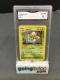 GMA Graded 1999 Pokemon Base Set Unlimited #30 IVYSAUR Trading Card - EX-NM 6