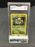 GMA Graded 1999 Pokemon Base Set Unlimited #30 IVYSAUR Trading Card - NM 7