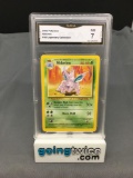 GMA Graded 2002 Pokemon Legendary Collection #56 NIDORINO Trading Card - NM 7