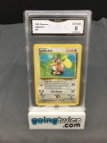 GMA Graded 1999 Pokemon Base Set Unlimited #27 FARFETCH'D Trading Card - EX-NM 6