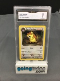 GMA Graded 2000 Pokemon Team Rocket #51 DARK RATICATE Trading Card - NM 7