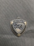 Triangle Shaped 20x20x20mm Commemorative Dorothy Carnegie Sterling Silver Pendant