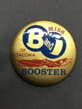 B&I Circus Store Vintage Collectible Miss B&I Hydroplane U-88 1956 Seattle Seafair Gold Booster