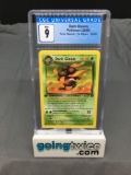 CGC Graded 2000 Pokemon Team Rocket 1st Edition #36 DARK GLOOM Trading Card - MINT 9