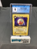 CGC Graded 2000 Pokemon Team Rocket 1st Edition #34 DARK ELECTRODE Trading Card - MINT 9