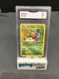 GMA Graded 1999 Pokemon Jungle #48 WEEPINBELL Trading Card - NM 7