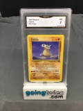 GMA Graded 1999 Pokemon Jungle #50 CUBONE Trading Card - NM 7