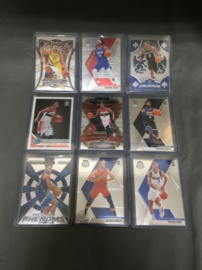 9 Card Lot of BASKETBALL ROOKIE CARDS - Mostly from Modern Years - FUTURE STARS & MORE!!!