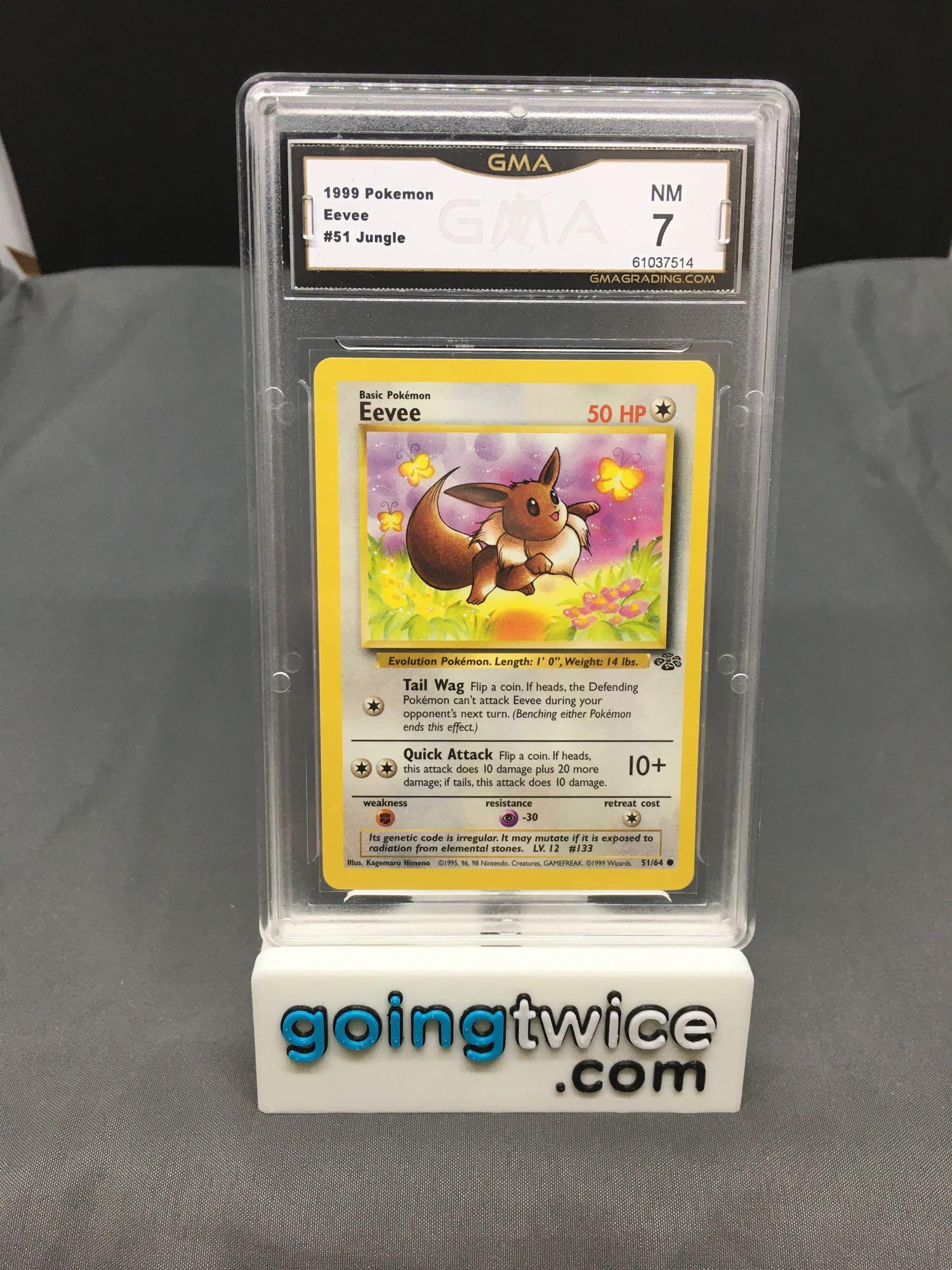 GMA Graded 1999 Pokemon Jungle #51 EEVEE Trading | Proxibid