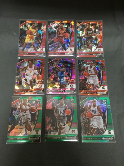 9 Card Lot of REFRACTORS & PRIZMS Sports Cards - Stars and Rookies from Huge Amazing Collection