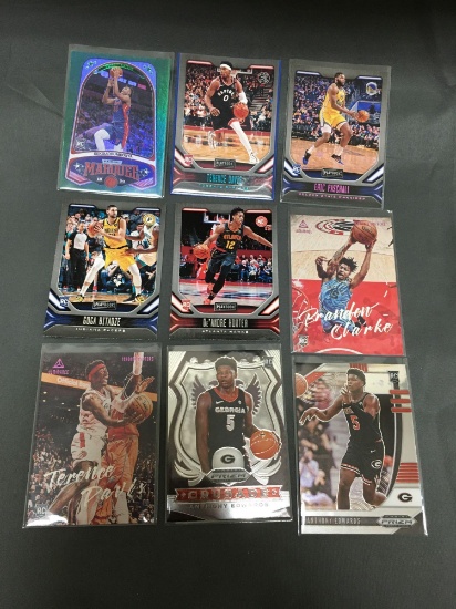 9 Card Lot of BASKETBALL ROOKIE CARDS - From Newer Sets - Future Stars and More!