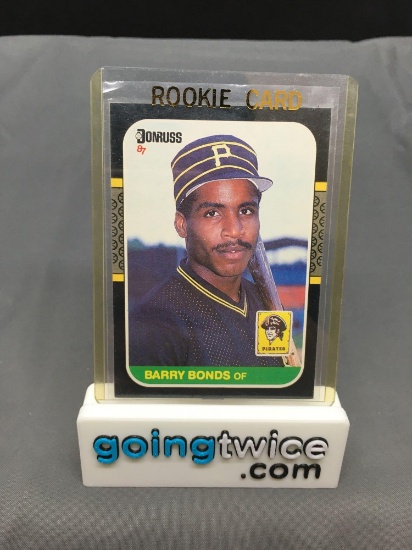 1987 Donruss #361 BARRY BONDS Pirates Giants ROOKIE Baseball Card
