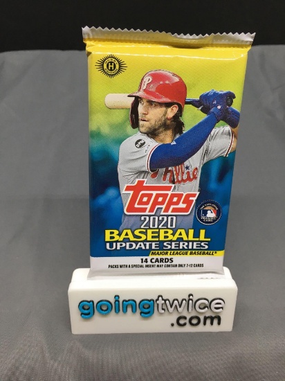 Factory Sealed 2020 Topps Update Baseball 14 Card Hobby Edition Pack