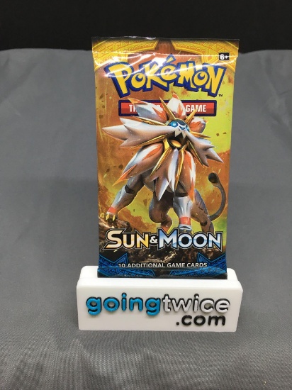 Factory Sealed Pokemon SUN & MOON Base 10 Card Booster Pack