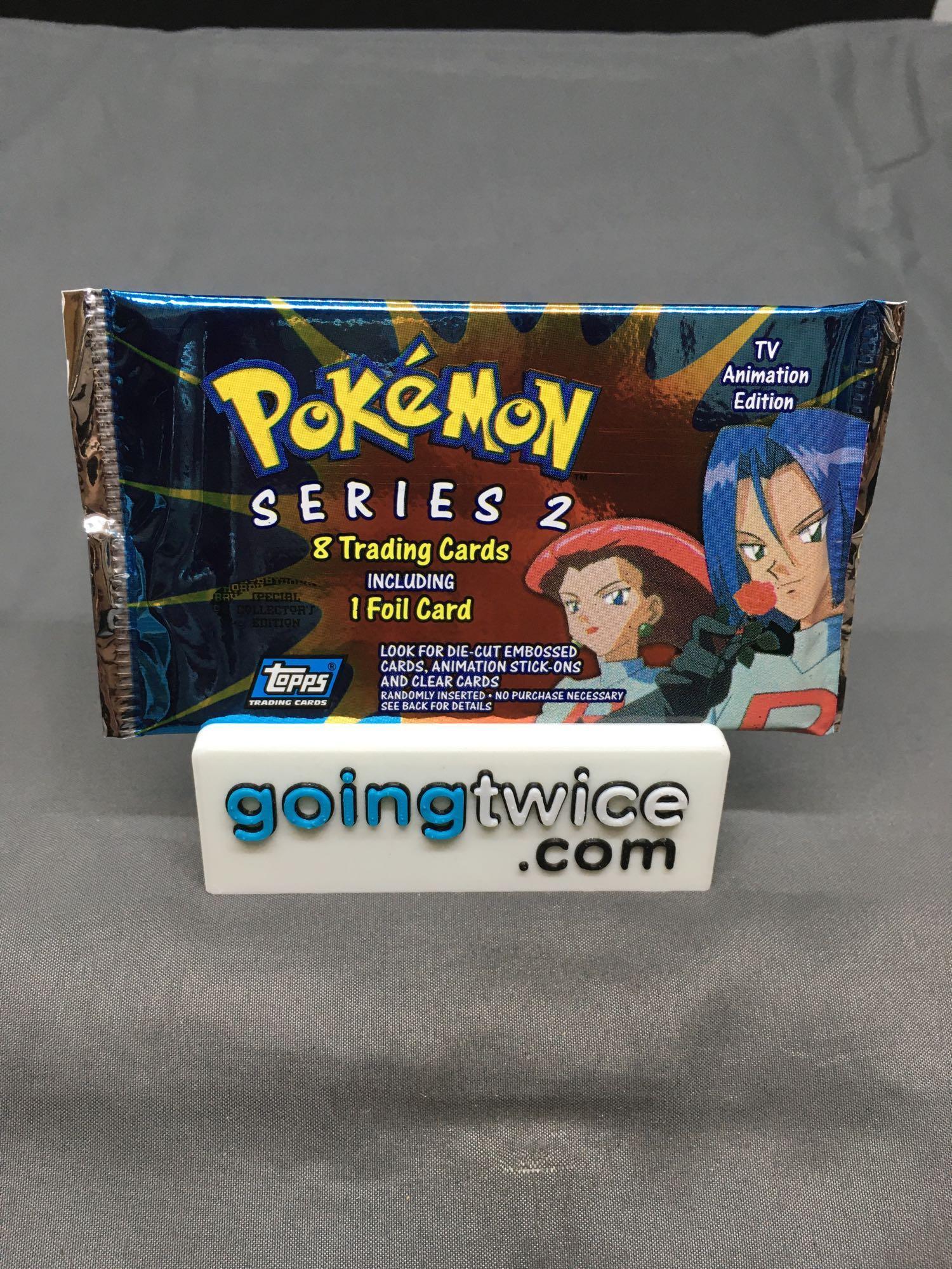 Factory Sealed 2000 Topps Pokemon Series 2 TV | Proxibid