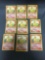 Lot of 9 1999 Base Set Pokemon #46 CHARMANDER Trading Cards From Huge Collection