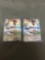 2 Card Lot of 2020 Topps Chrome Freshman Flash Refractor GAVIN LUX Dodgers ROOKIE Baseball Cards