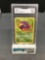 GMA Graded 1999 Pokemon Fossil 1st Edition #46 EKANS Trading Card - GEM MINT 10