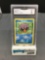 GMA Graded 1999 Pokemon Fossil 1st Edition #54 SHELLDER Trading Card - MINT 9