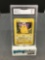 GMA Graded 2000 Pokemon Base 2 Set #87 PIKACHU Trading Card - NM 7