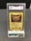 GMA Graded 1999 Pokemon Fossil #30 ZAPDOS Rare Trading Card - NM 7