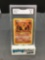 GMA Graded 1999 Pokemon Fossil #27 MOLTRES Rare Trading Card - NM-MT 8