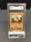 GMA Graded 1999 Pokemon Base Set Unlimited #28 GROWLITHE Trading Card - EX-NM 6