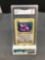 GMA Graded 1999 Pokemon Fossil #18 DITTO Rare Trading Card - NM 7