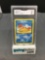 GMA Graded 1999 Pokemon Fossil 1st Edition #51 KRABBY Trading Card - MINT 9