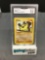 GMA Graded 2002 Pokemon Legendary Collection #81 MANKEY Trading Card - NM-MT+ 8.5