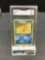 GMA Graded 1999 Pokmeon Base Set #65 STARYU Trading Card - MINT 9