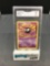 GMA Graded 1999 Pokemon Fossil #33 GASTLY Trading Card - NM 7