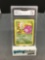 GMA Graded 2000 Pokemon Team Rocket #58 KOFFING Trading Card - NM+ 7.5