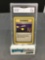 GMA Graded 1999 Pokemon Base Set Unlimited #74 ITEM FINDER Rare Trading Card - NM+ 7.5