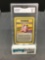GMA Graded 1999 Pokemon Base Set Unlimited #70 CLEFAIRY Rare Trading Card - NM-MT 8