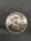 1962-D United States Franklin Silver Half Dollar - 90% Silver Coin from Collection - BU Uncirculated