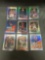 9 Card Lot of Sports Card REFRACTORS and PRIZMS from Huge Collection - with STARS and ROOKIE Cards!