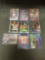 9 Card Lot of Sports Card REFRACTORS and PRIZMS from Huge Collection - with STARS and ROOKIE Cards!